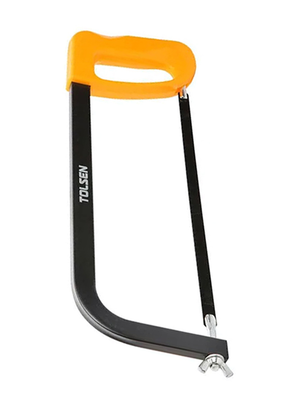 Tolsen 300mm Hacksaw Frame, 30052, Black/Yellow