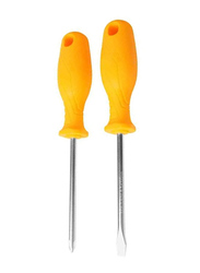 Tolsen 2 Piece Screwdriver Set, 20735, Yellow