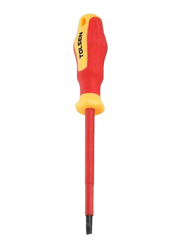 Tolsen 3 x 75mm VDE Screwdriver, Red/Yellow