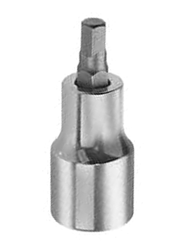 Tolsen 3/16 x 1/2 inch Industrial Socket Bit, 15552, Silver