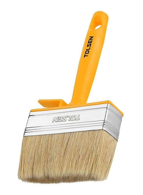 Tolsen Ceiling Brush, 30 x 100 x 44mm, 40038, Yellow