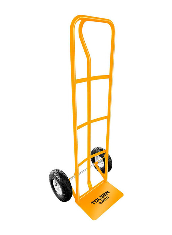 Tolsen Heavy Duty Sack Truck, 1310x550x460mm, 62610, Yellow