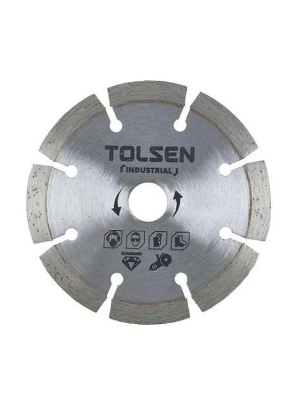 Tolsen Industrial Diamond Cutting Blade, 100mm, 76700, Silver