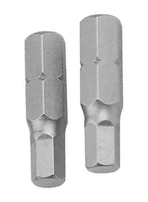 Tolsen H5 x 25mm Industrial Screwdriver Bits Set, 2 Pieces, 20235, Silver