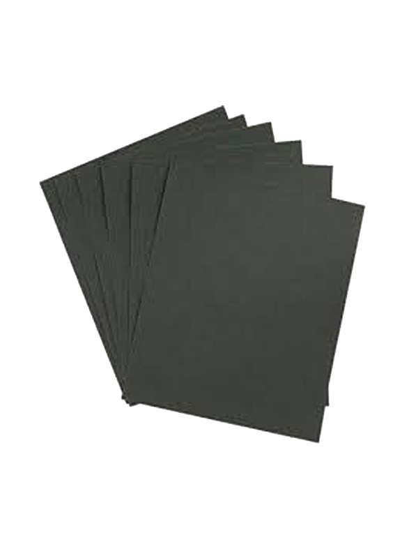 Tolsen 10-Piece Abrasive Paper Sheet Set, 32405, Black