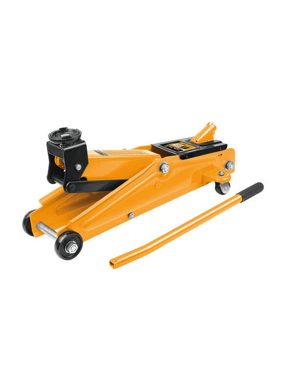 Tolsen Industrial Hydraulic Trolley Jack, 65463, Yellow