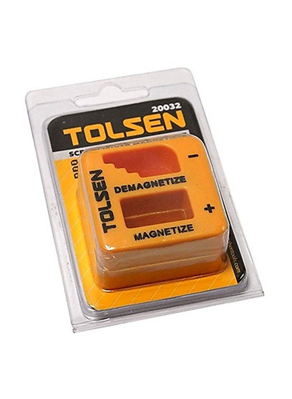 Tolsen Screwdriver Magnetizer, 20032, Yellow