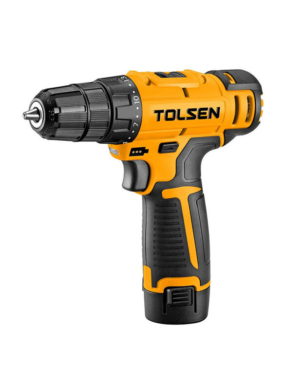 

Tolsen Li-Ion Cordless Drill, 79036, Yellow/Black