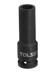 Tolsen 13mm 0.5-Inch Industrial Impact Socket, 18263, Black