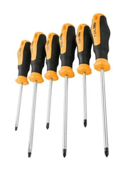 Tolsen 6 Piece Screwdrivers Set, 20014, Orange/Black