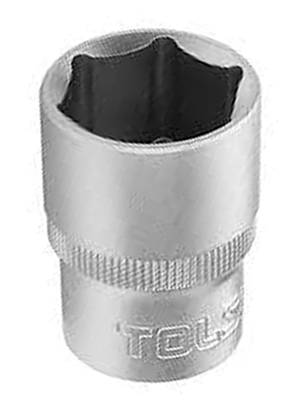 Tolsen 15mm 1/2 inch Industrial Socket, 16515, Silver