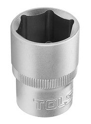 Tolsen 13mm 1/2 inch Industrial Socket, 16513, Silver