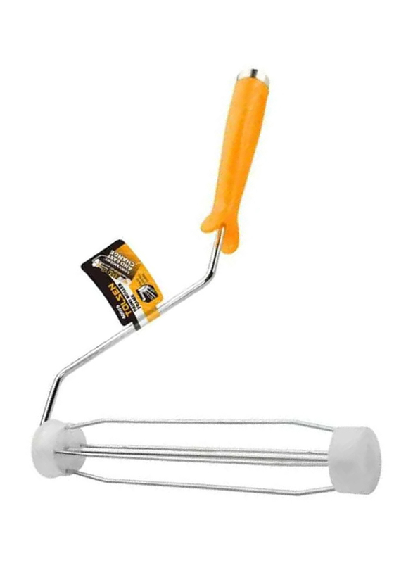 Tolsen Paint Roller Frame, 9 inch, 40059, Yellow/Silver