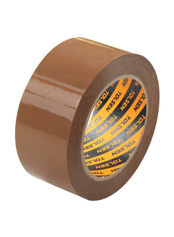 Tolsen BOPP Packing Tape, 4.8cm*50m, 50212, 5-Piece, Brown