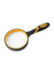 Tolsen Magnifying Glass, 50011, Yellow/Black