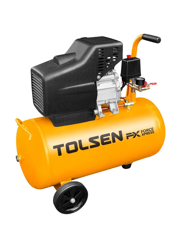 Tolsen Air Compressor, 1500W / 2Hp, 73125, Yellow