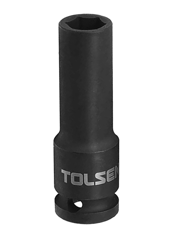 

Tolsen 9mm 0.5-Inch Industrial Impact Socket, 18259, Black