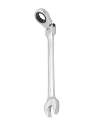 Tolsen 14mm Flexible Head Combination Ratchet Spanner, 15240, Silver