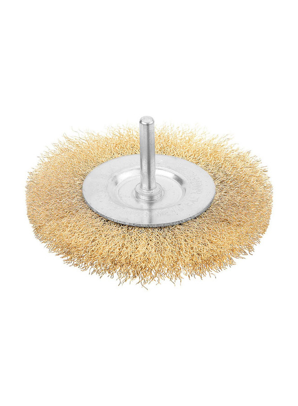 Tolsen 50mm Circular Grinding Wire Brush (Industrial), 77540, Beige