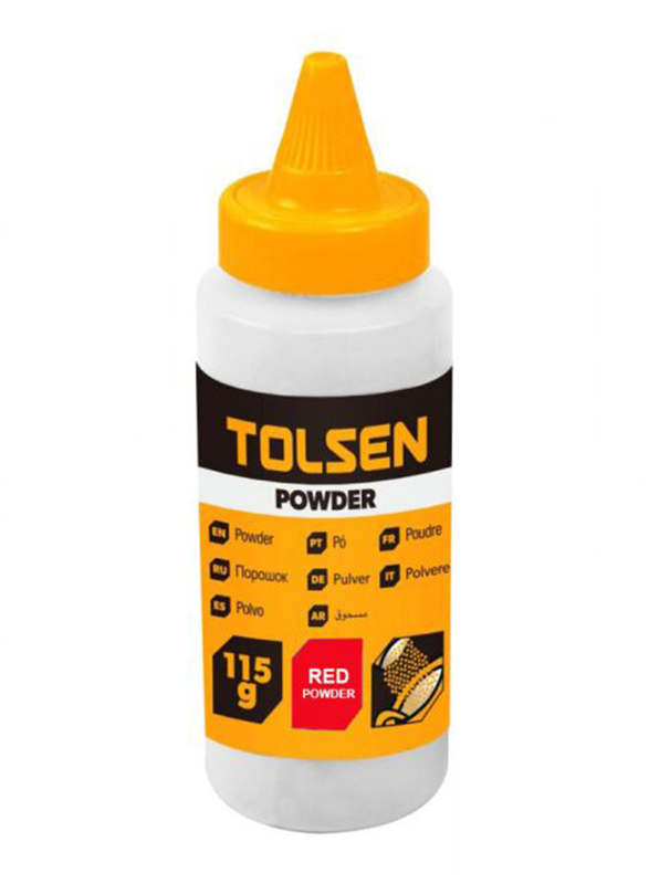 Tolsen 115gm Chalk Powder, 42019, Red