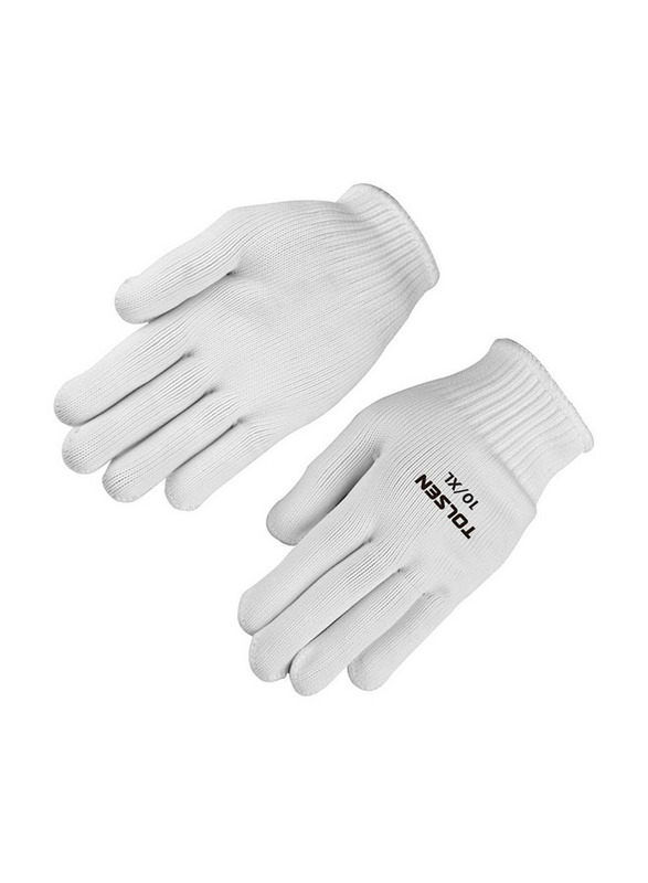 Tolsen Working Gloves, 45002, White