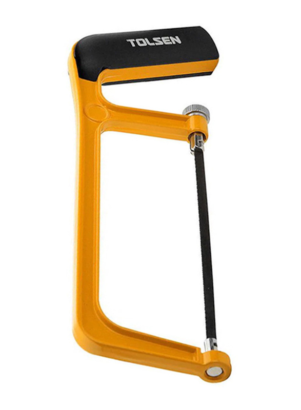 

Tolsen 150mm Industrial Mini Hacksaw Frame, 30051, Yellow/Black