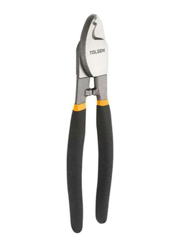 Tolsen 6inch Cable Cutter, Black/Silver