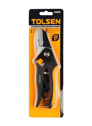 Tolsen 8-inch Anvil Pattern Pruning Shear, 31020, Black