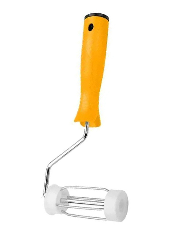 Tolsen Paint Roller Frame, 4 inch, 40058, Yellow/Silver