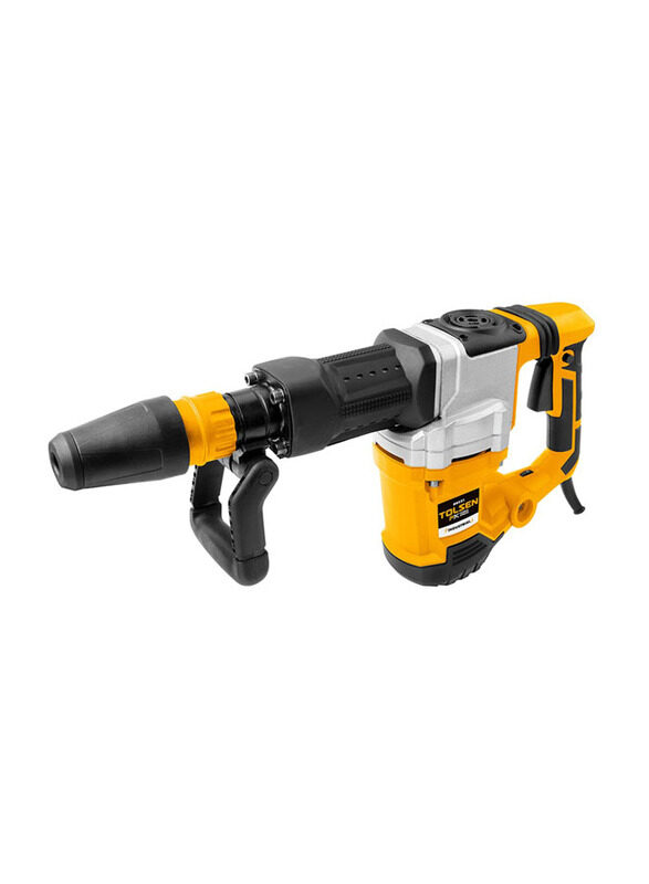 

Tolsen SDS-MAX Chuck Industrial Demolition Breaker, 1500W, 88551, Black/Yellow