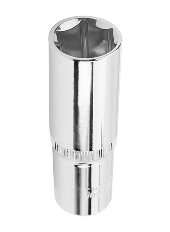 

Tolsen 8mm 1/2 inch Industrial Deep Socket, 16558, Silver