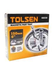 Tolsen 150mm Magnetic Part Tray, 66030, Silver