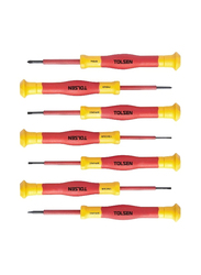 Tolsen 7-Piece Insulated Precision Screwdriver Set, V32007, Multicolour