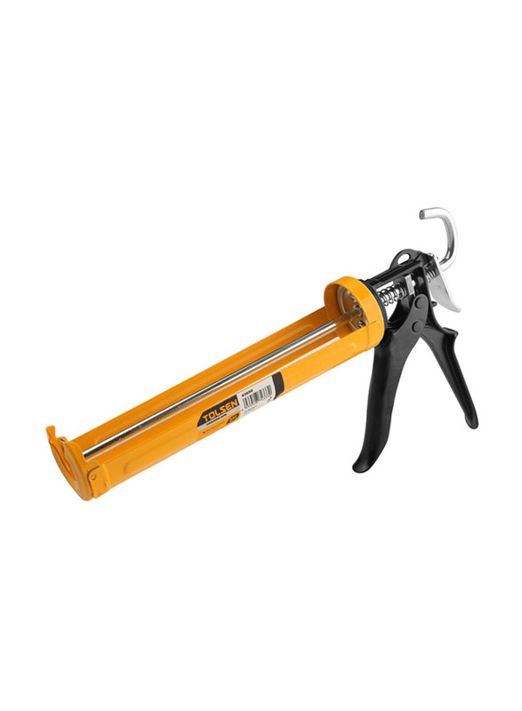 Tolsen 225mm Caulking Gun, 43050, Yellow/Black