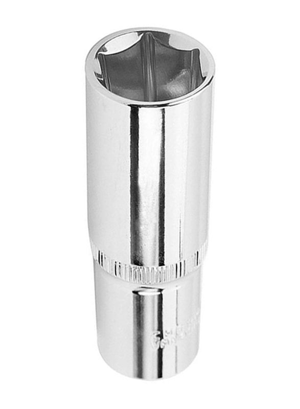 Tolsen 10mm 1/2 inch Industrial Deep Socket, 16560, Silver