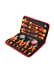 Tolsen Insulated hand Tools Set, V80114, 14 Pieces, Multicolour