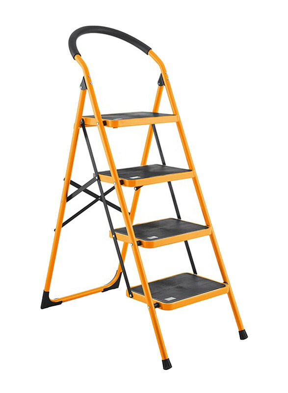 

Tolsen Steel Ladder, 62684, Yellow/Black, 845 x 495 x 1170mm, 4 Steps