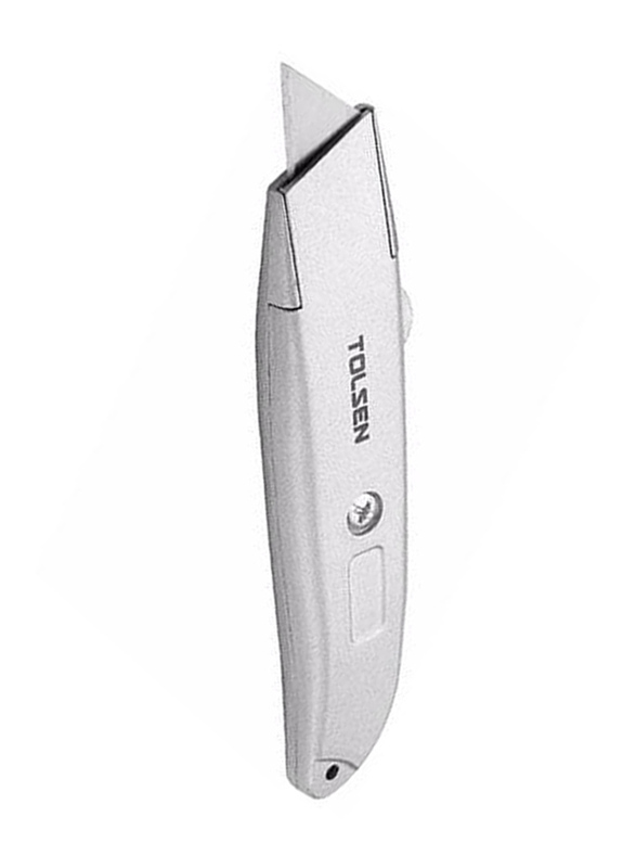 Tolsen Utility Knife, 30008, Silver