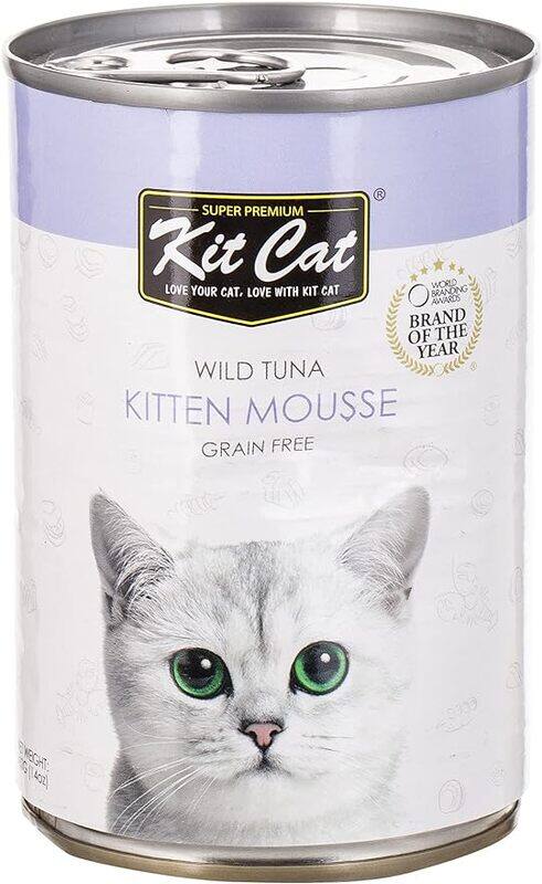 

Kit Cat Wild Tuna Kitten Mousse Wet Food