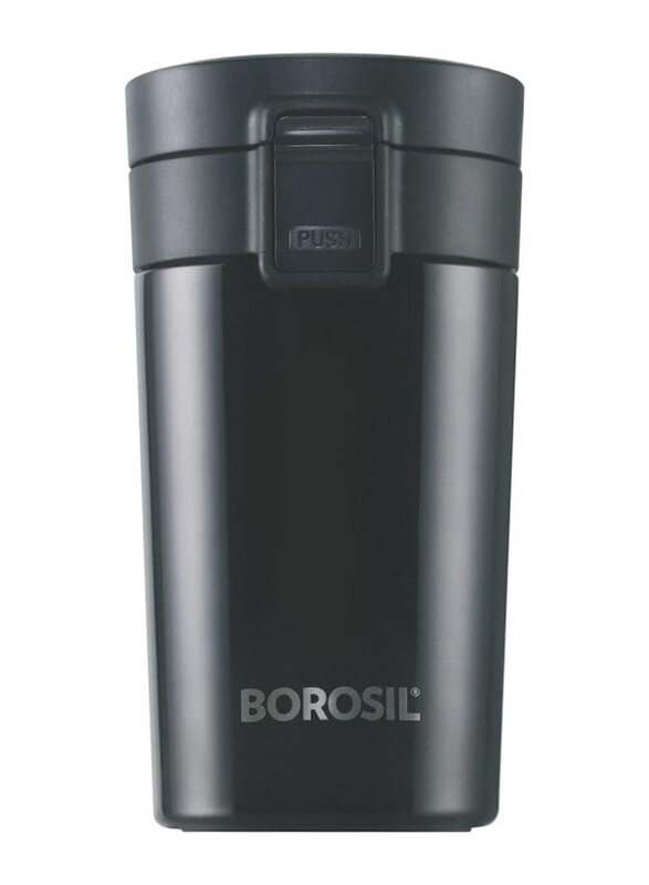 

Borosil 300ml Vacuum Coffeemate Mug, Black