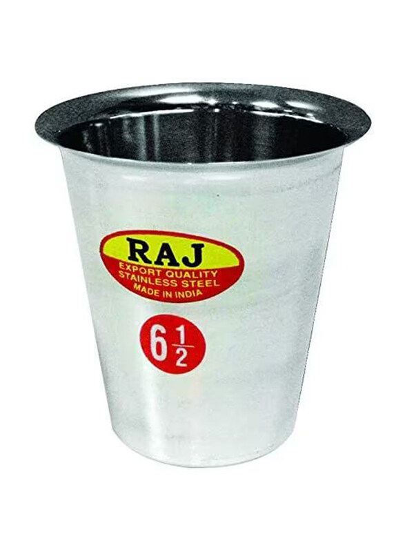 

Raj 8.5cm Stainless Steel Rampatra Coffee Glass, RP0006, Silver