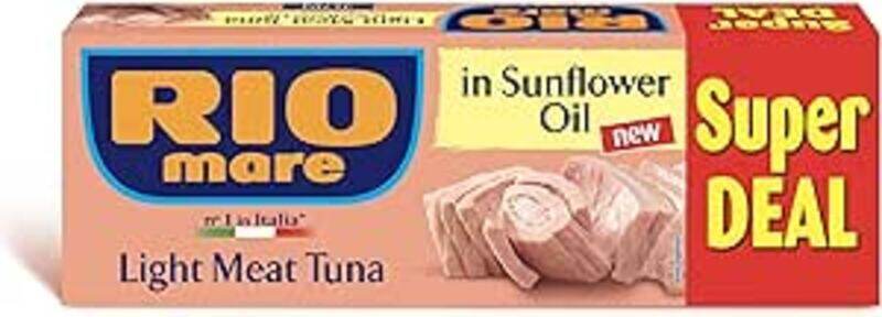 

Rio Mare Light Meat Tuna In Sunflower Oil 70g Pack of 3