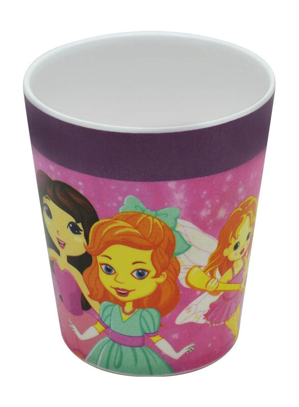 

Dinewell Kids Fairy Princess Printed Tumbler, 250ml, Pink