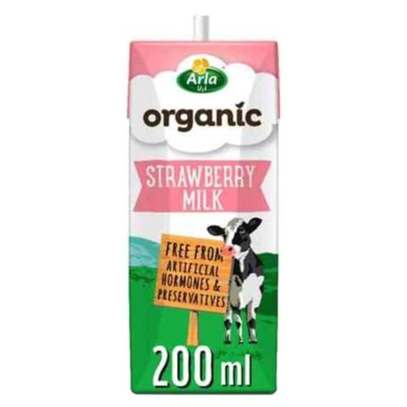 

Arla Organic Milk Strawberry flavor 200ml