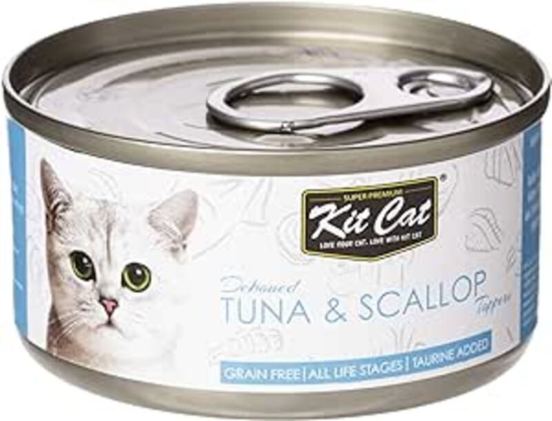 

Kit Cat Grain Free Tuna & Scallop Topper Wet Cat Food