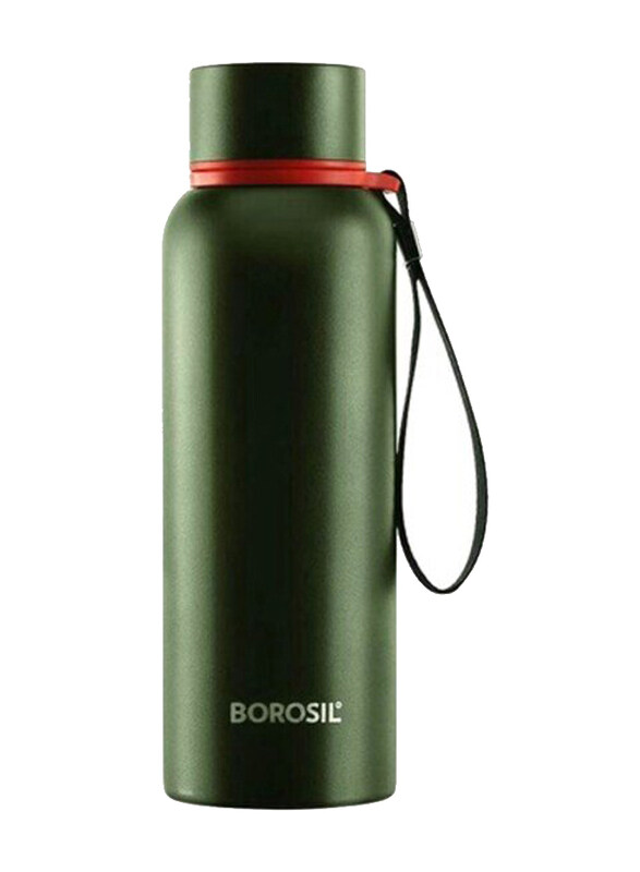 

Borosil Vacuum Trek Bottle, 500ml, Green