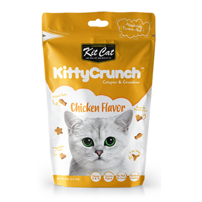 

Kit Cat Kitty Crunch Chicken Flavour Cat Treats