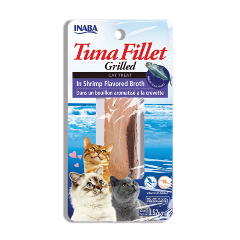 

Inaba CIAO Grilled Tuna Fillet In Shrimp Flavored Broth Cat Treat