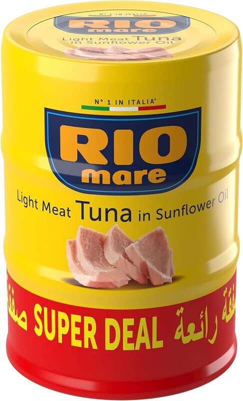 Rio Mare Solid Light Tuna in Olive Oil, 4 × 160 g