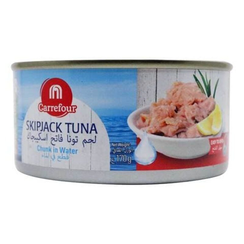 

Generic Carrefour Skipjack Tuna Chunk In Water 170g